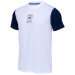 Maillot fff - equipe de france de football - adulte - homme - polyester - blanc - lavable � 30�