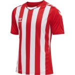 Maillot de football hummel striped - rouge / blanc - homme - manches courtes