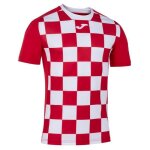 Maillot de football joma flag ii - rouge / blanc - 4 / 6 ans - manches courtes - respirant - pour homme ...