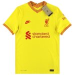 Maillot de football - nike - liverpool - 3ème maillot 2021 - 22 - dri - fit adv - jaune - respirant Maillot de football - nike - liverpool - 3ème maillot 2021 - 22 - dri - fit adv - jaune - respirant