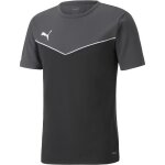 Maillot de football - puma - indrise - polyester - homme - noir / gris - manches courtes