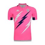 Maillot de rugby kombat pro stade franais paris home 19 - 20 - rose - homme