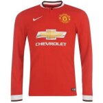 Maillot manches longues - nike - manchester united 2014 / 2015 - rouge - dri - fit - homme