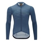 Maillot manches longues silvini valfuro - vlo sur route - homme - navy - light mesh - coupe ajuste