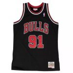 Maillot nba dennis rodman chicago bulls 1997 - 98 mitchell & ness hardwood classics noir - mitchell & ... Maillot nba dennis rodman chicago bulls 1997 - 98 mitchell & ness hardwood classics noir - mitchell & ...