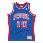 Maillot nba dennis rodman detroit pistons 1988 - 89 mitchell & ness hardwood classic swingman bleu