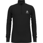 Maillot de running homme manches longues odlo neck zip active 2. 0 - noir - respirant