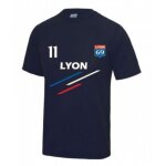 Maillot - t - shirt lyon homme bleu marine news - - bleu Maillot - t - shirt lyon homme bleu marine news - - bleu