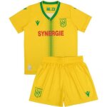 Maillot et short - macron - fc nantes - enfant - jaune - manches courtes - respirant