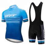 Maillot de v�lo route homme manches courte + cuissard � bretelle cycliste vtt gel ensemble de vetement ...