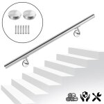 Main courante murale - xmtech - escalier en acier inoxydable - intrieur & extrieur
