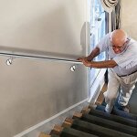 Main courante - naizy - escalier - acier inoxydable - intrieur & extrieur