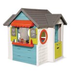 Maison chef house + marchande + cuisine - smoby - 38 accessoires inclus - 124x132x135 cm - fabriqu en ...