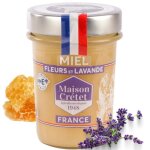 Maison crtet - miel de france fleurs lavande - miel non pasteuris - 100% naturel - pot verre 250g