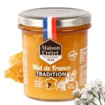 Maison cr�tet - miel de france tradition - r�colte artisanale - cr�meux - 425g
