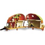 Maison deluxe monchhichi - silverlit - grande maison avec �tage terrasse ponton et d�corations