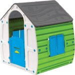 Maison de jeu dt paradiso toys - vert / gris / bleu - enfant - 102x90x109cm