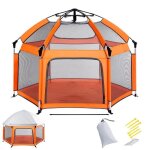 Maison de jeu pour tente dintrieur pour enfants clture pliante portable pare - soleil adapte aux plages ...