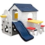 Maison de jeux avec toboggan pour enfants 1 an cabane extrieur intrieur