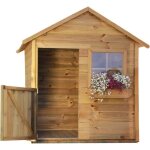Maisonnette coccinelle - 126 x 112 x 158 - bois