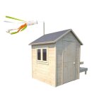 Maisonnette en bois avec table pour enfants ? tiana