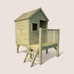 Maisonnette sur pilotis - soulet - winny - en bois trait� - pour enfants