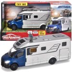 Majorette - camping car mercedes - 19 cm - portes ouvrantes - son et lumire