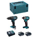 Makita kit mk218rtj (dhp482 + dtd152 + 2 x 50 ah + dc18rc + makpac 3)