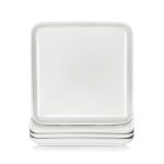 Malacasa srie ivy - 4dp 4 pcs assiettes plates en porcelaine service complet de table 25. 5 cm - blanc ...