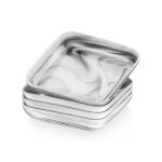 Malacasa srie ivy - 4sp - grey 4 pcs assiette creuse en porcelaine service complet de table 20. 6 cm ...