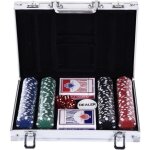 Homcom - mallette pro poker - aluminium - 29. 5x20. 5x6. 5cm - aluminium