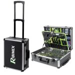 Malette trolley doutillage - non spécifié - 356 pièces - aluminium - multi - compartiments - noir Malette trolley doutillage - non spécifié - 356 pièces - aluminium - multi - compartiments - noir