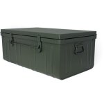 Malle habitat en acier 95 litres kaki