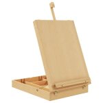 Vinsetto - chevalet de table - bois de htre - 27x41. 5x74. 5cm - bois naturel