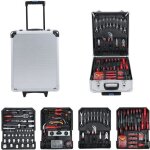 Mallette à outils complète trolley 899 pcs valise à outils alluminium Mallette à outils complète trolley 899 pcs valise à outils alluminium