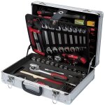Mallette doutillage - ribitech - prkout149va - 149 pièces - aluminium - double compartiment Mallette doutillage - ribitech - prkout149va - 149 pièces - aluminium - double compartiment