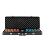 Mallette de poker de 500 jetons de 14g home deluxe no limit