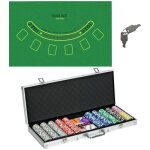 Mallette pro de poker verrouillable coffret pro poker 500 jetons 2 jeux cartes 5 dés 3 boutons 2 clés ... Mallette pro de poker verrouillable coffret pro poker 500 jetons 2 jeux cartes 5 dés 3 boutons 2 clés ...