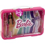Mallette vitrine barbie - klein - 5808 - pour 6 poupes avec fermoir lumineux - ds 3 ans