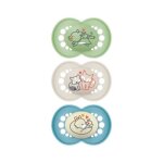 Mam sucette original + de 18 mois bleu lot de 3 rfrence 19