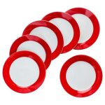 Mambocat set de 6 assiettes � g�teaux variant rot