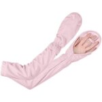Manchons de bras - protection uv - soie - refroidissement d�t� - adulte - rose