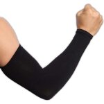 Manchons de bras de protection uv respirants pour sport - noir - multisport - running - mixte - 36cm Manchons de bras de protection uv respirants pour sport - noir - multisport - running - mixte - 36cm