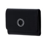 Mandarina duck porte - monnaie noir en cuir pour femme - mellow leather wallet xs 48053