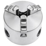Mandrin auto - centrant 3 mchoires - acier - 80 mm - prcision de serrage - durable - compact