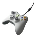 Manette blanche filaire xbox 360