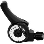 Manette drailleur vlo - sunrace - gauche - 3 vitesses - noir