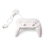 Manette filaire classique pour wii u - blanche