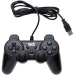 Manette filaire noire under control pour ps3
