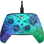 Manette de jeu - pdp - glitch green - filaire - compatible xbox series xs - 24 m de câble Manette de jeu - pdp - glitch green - filaire - compatible xbox series xs - 24 m de câble